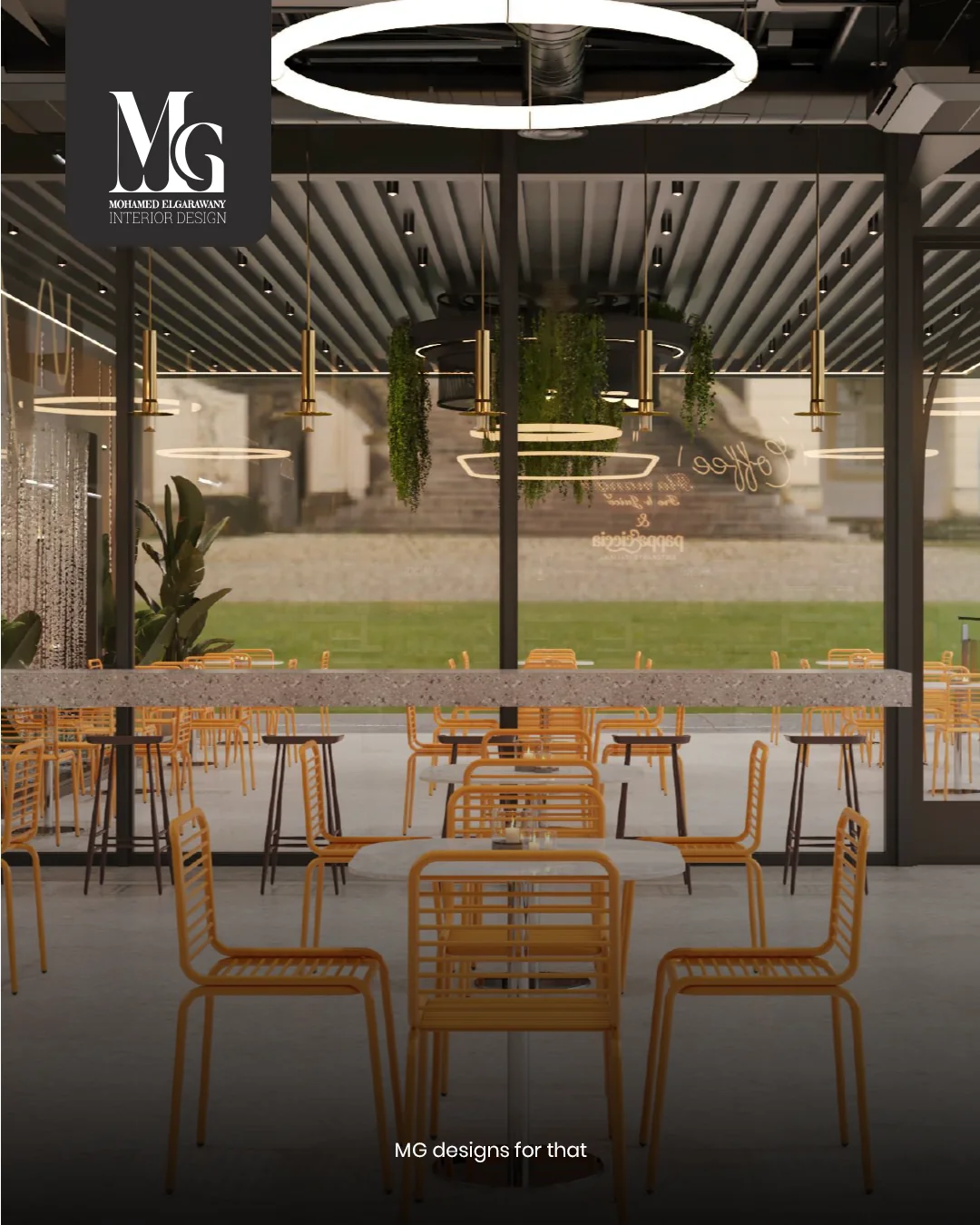 Interior design material and lighting detail